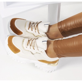Osorio beige sportssko 2
