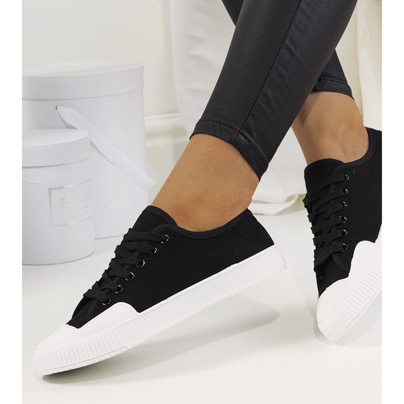 Rivas sorte sneakers til kvinder 2