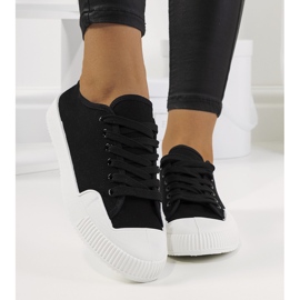 Rivas sorte sneakers til kvinder 1