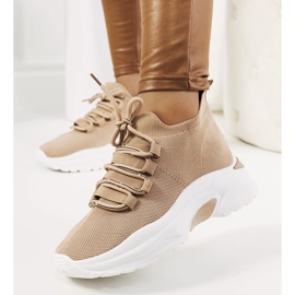 Beige Barraza sneakers til kvinder 2