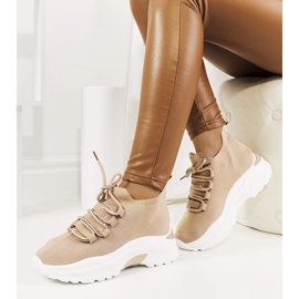 Beige Barraza sneakers til kvinder 1