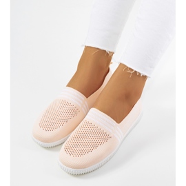 Tanya pink openwork sneakers lyserød 1