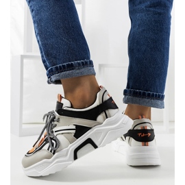 Delois grå sneakers til kvinder sort 1