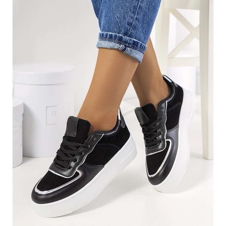 Sorte Statela sneakers til kvinder 1