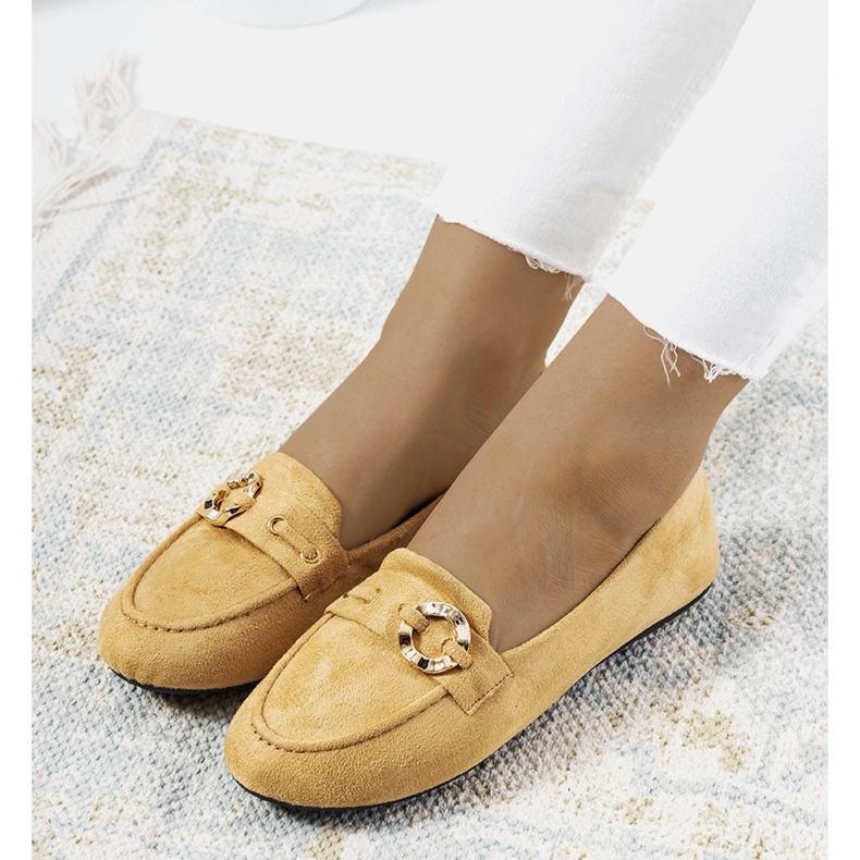 Beige Leila loafers til kvinder 1