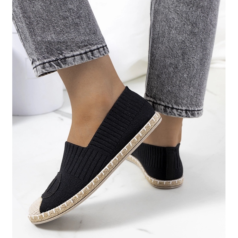 Sorte espadriller til kvinder fra Dean 1