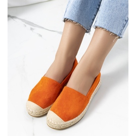 Orange Mathea espadriller til kvinder 1