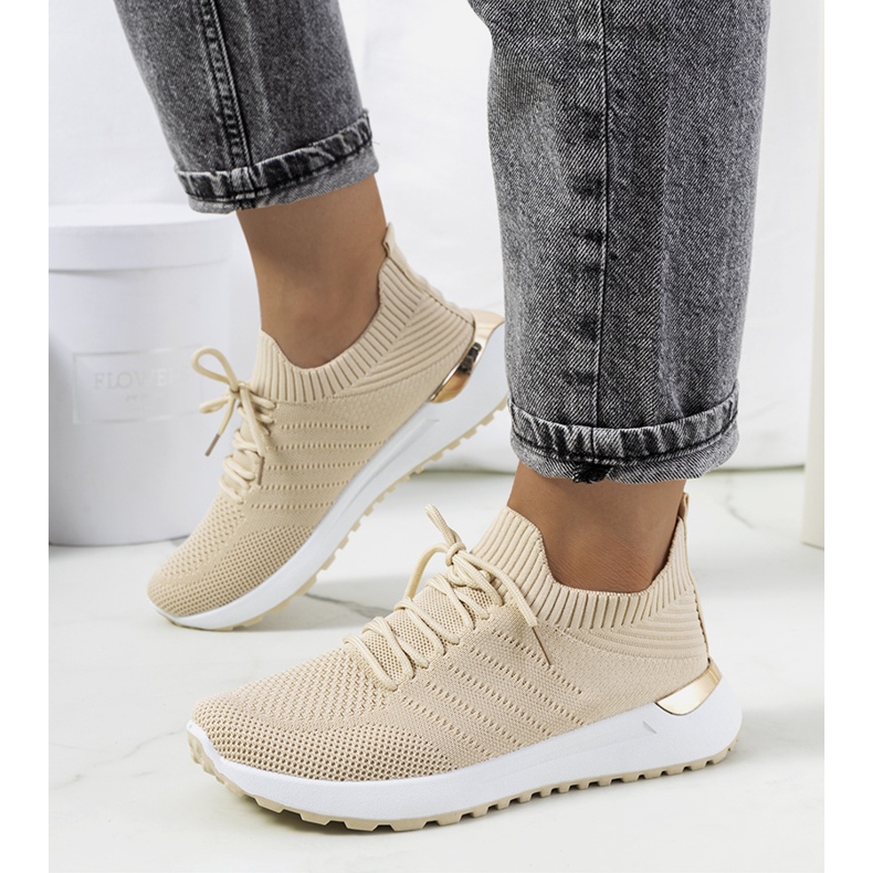 Beige Ellice sportssneakers 1
