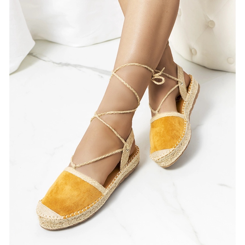 Giannes brune espadriller beige 1