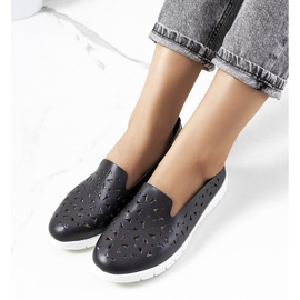Sorte Borg gennembrudte sneakers 1
