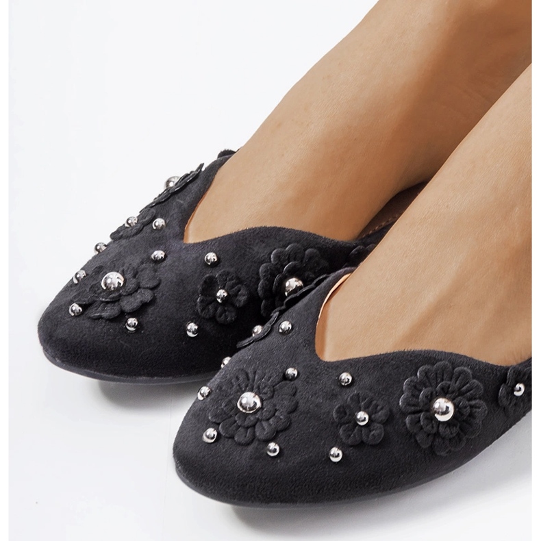 Sorte ballerinaer med Halah-snit 1