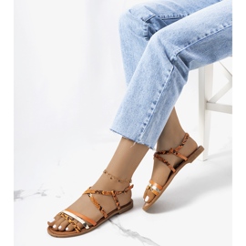 Reeta orange sandaler til kvinder 1