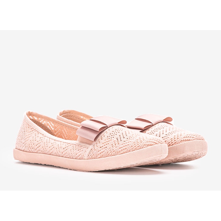 Zorda pink openwork sneakers lyserød 1