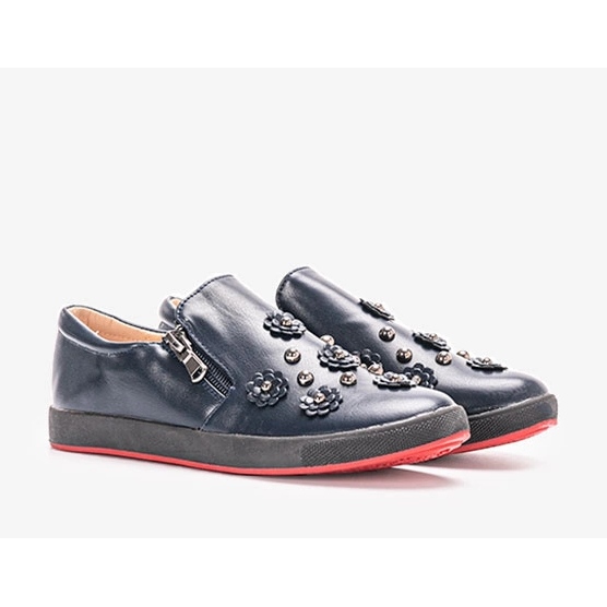 Jorik marineblå sneakers til børn 1