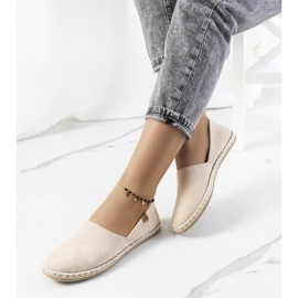 Beige Jacquet espadriller til kvinder 1