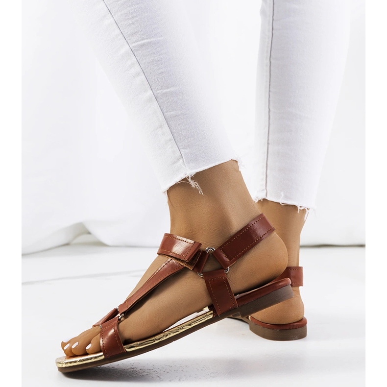 Wardill brune damesandaler 1