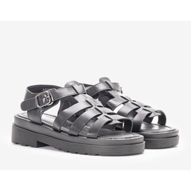 Bradams sorte damesandaler 1