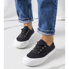 Jesperse sorte sneakers til kvinder 1