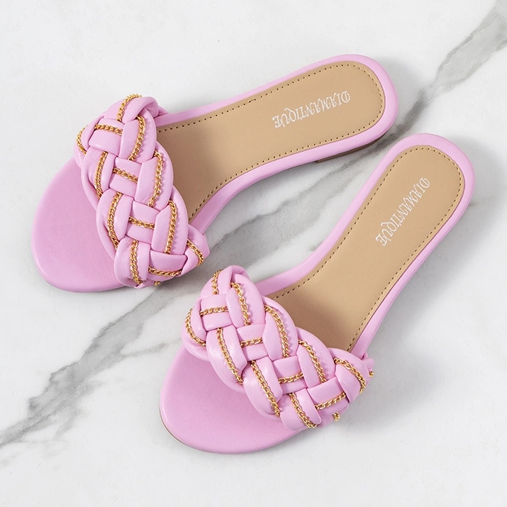 Elegante pink Correra hjemmesko lyserød 1