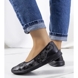 Bonnert sneakers i sort læder 1