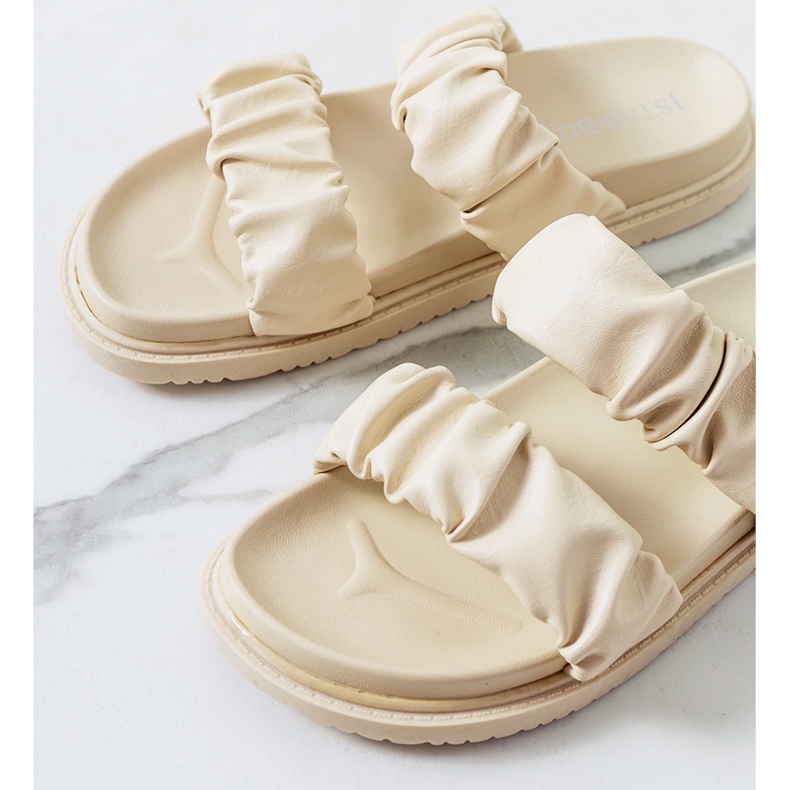 Beige Buzaco hjemmesko til kvinder 1