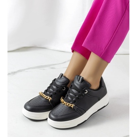 Sorte Kelliher kæde sneakers 1