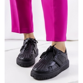 Sorte velcro sneakers fra Pates 1