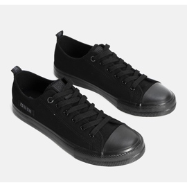 Sorte mænds sneakers Big Star KK174007 1