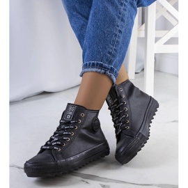 Sorte isolerede sneakers Big Star EE274110 1