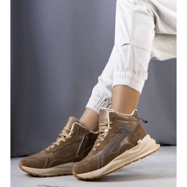 Brune isolerede sneakers fra Tasma 1