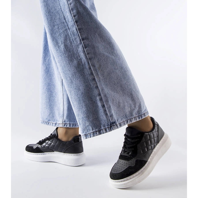 Latoya sorte sneakers til kvinder 1