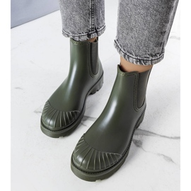 Micheles grønne korte gummistøvler 1