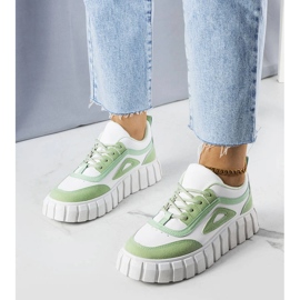 Grønne platformssneakers fra Robyn 1