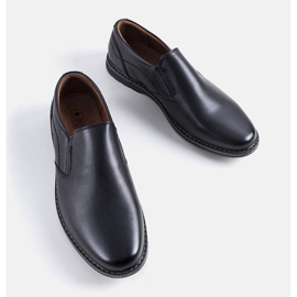 Sorte slip-on sko til mænd fra Querry 2