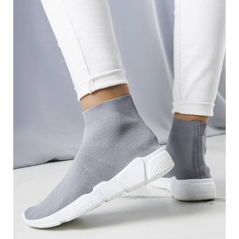 Grå høje sneakers fra William 1