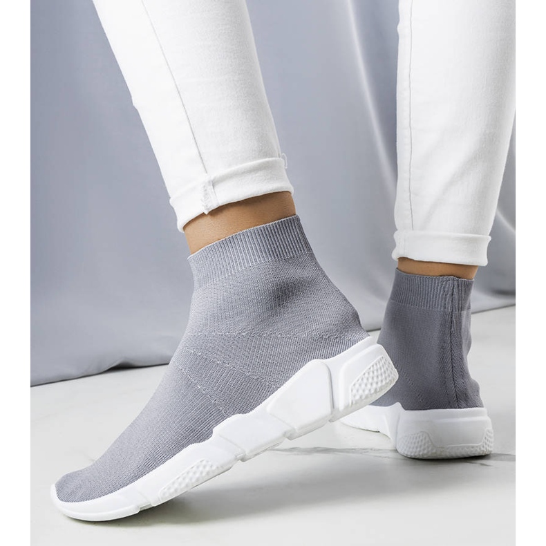 Grå høje sneakers fra William 1
