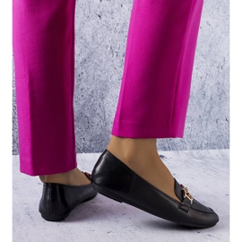 Sorte loafers fra Sauvé 1