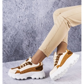 Brune chunky sneakers fra Éléonore 1