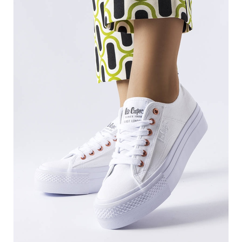 Lee Cooper LCW-22-31-0890L hvide sneakers 1