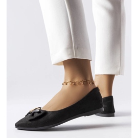Jette sorte ballerinaer med spids tå 1