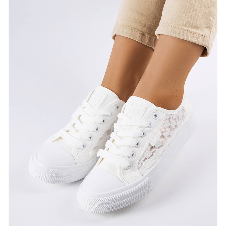 Big Star LL274071 hvide sneakers i mesh 1