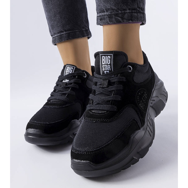 Big Star JJ274A113 sorte sneakers 1