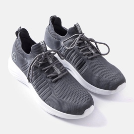 Grå Big Star sneakers til mænd JJ174290 1