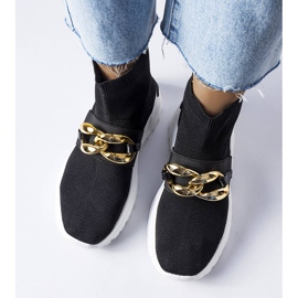 BM Baptiste sorte sneakers med kæde 1