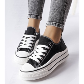 Sorte platformssneakers fra Pomeroy 1