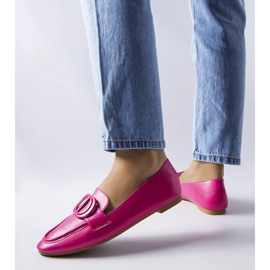 Pink loafers med spænde fra Poissonnier lyserød 1