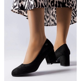 Sorte elegante Picard pumps 1