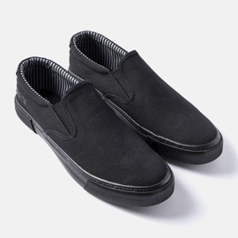 Big Star LL1742066 sorte slip-on sneakers 1