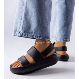 Sorte Émond sandaler 1