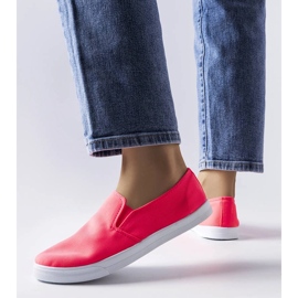 Pink tekstil slip-on sneakers fra Louisville lyserød 1